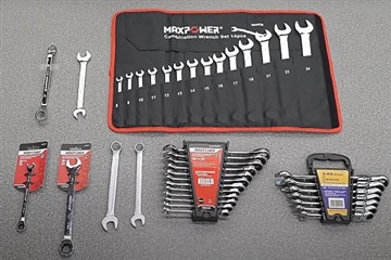 Sepana gabungan kepala boleh laras dengan fungsi ratchet kumpulan alat Maxpower